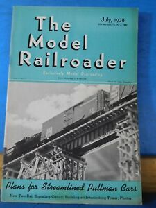 【送料無料】ホビー 模型車 モデルカー モデルマガジンプルマンカーmodel railroader magazine 1938 july plans for streamlined pullman cars
