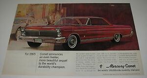 【送料無料】ホビー 模型車 モデルカー カリエンテドアモデルアートビンテージカーprint ad 1964 mercury 2pg comet caliente red 2door 1965 model art vintage car