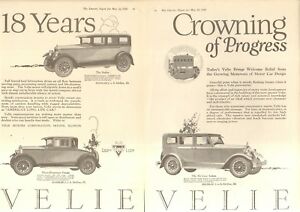 【送料無料】ホビー 模型車 モデルカー モデルオリジナルビンテージ1926 velie 3 models 2 pg car original vintage ad
