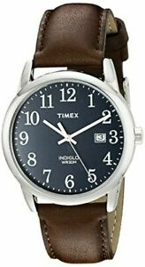 【貨物輸送無料】ウオッチ メンズイージーリーダーブラウンレザーウォッチインディグロtimex tw2p75900, mens easy reader brown leather watch, indiglo, date
