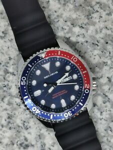 【送料無料】腕時計　ダイバーオマージュウォッチクォーツペプシベゼルskx diver homage watch quartz pepsi bezel