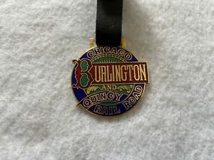 【送料無料】腕時計　バーリントンクインシーシカゴウォッチburlington railroad quincy and chicago watch fob