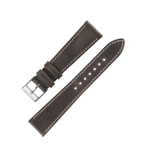 【送料無料】腕時計　ペブロヴィンテージカーフスキンレザーウォッチストラップインダークブラウンpebro vintage calfskin leather watch strap in dark brown