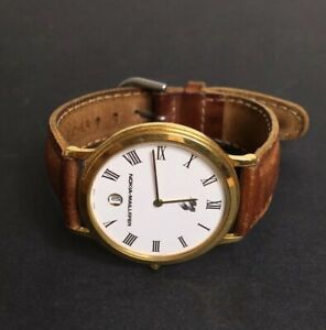 【貨物輸送無料】ウオッチ アナログノキアメイレファースイスプロanalog month nokia maillefer company watch leather swiss professional
