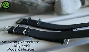 【送料無料】腕時計　ゴムダイバーストラップブラシハードウェアwaterproof rubber diver nato g10 raf watch strap pvd brushed polished hardware