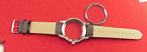 【送料無料】腕時計　ステンレスレトロフィットアップケースall stainless steel wristwatch retro fit up case for eta unitas 6497 6498｜hokushin