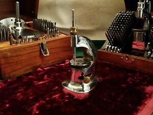 【送料無料】腕時計　センタリングパンチステイクツールセットset centering punch 1 for staking tool sets｜hokushin