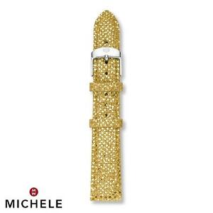 【送料無料】腕時計　ミケーレウォッチストラップゴールドスパンコールmichele 16mm watch strap gold sequin ms16aa630710 12000