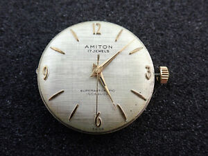 【送料無料】腕時計　ヴィンテージメンズアミトンオートvintage mens 30mm amiton auto wrist watch movement cal as 1700 keeping time