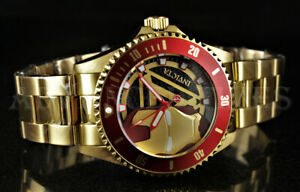 【送料無料】腕時計　インビクタマーベルアイアンマンレッドベゼルゴールドメッキinvicta 44mm marvel iron man limited edition red bezel 18k gold plated watch