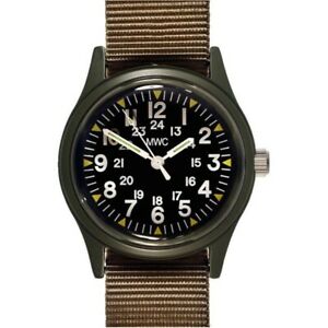 【送料無料】腕時計　ベトナムクラシックオロロジオミリタレカーキストラップmwc vietnam classic 1960 orologio militare khaki strap