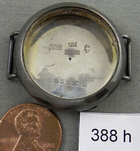【送料無料】腕時計 スターリングシルバーワイヤーラグウォッチケースライニュwwi era sterling silver, wire lug, wrsit watch case only, 10 12 ligne