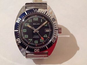 【送料無料】腕時計　ヴィンテージオロロギダイバーサブリレールビーニアンニvintage orologio diver sub relay 17 rubini anni70