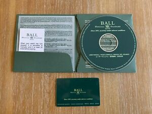 【送料無料】腕時計　ボールウォッチマニュアルオープンカード ball watch operating manual cd and open warranty card