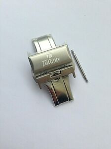 【送料無料】腕時計　ステンレス genuine tutima stainless steel deployment clasp 18mm
