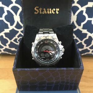 【送料無料】腕時計　スタウアーメンズハイブリッドstauer mens hybrid wristwatch