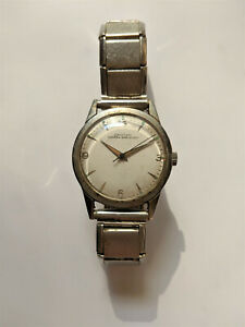 【送料無料】腕時計 メンズクロトンニヴァダグレンチェンステンレスmen s croton nivada grenchen wrist watch stainless ca 1960s 1970s