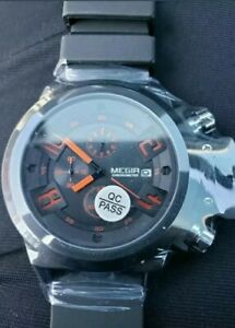 【送料無料】腕時計　メンスポーツウォッチクロノグラフシリコーンストラップクォーツmegir men sport watch chronograph silicone strap quartz army military watches
