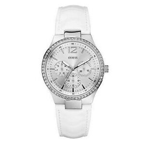 【送料無料】腕時計　オロロジオテンポデータダドナゲスコンストラススラギエラorologio tempo e data da donna guess con strass sulla ghiera w11586l3｜hokushin