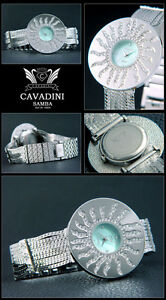 【送料無料】腕時計 サンウォッチパワーウーマンパームートジファーブラットsonnenuhr extrawagant amp;luxus cavadini fur die power frau perlmut zifferblat neu|hokushin