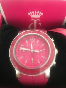 【送料無料】腕時計 ジューシークチュールリッチガールピンクウォッチシリコンストラップjuicy couture rich girl pink watch silicone strap 1900998 in box 195|hokushin