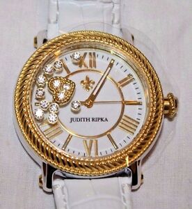 【送料無料】腕時計　ジュディスリプカステンレスレディースリプカボックスjudith ripka stainless steel ladies wristwatch with decorative gem in ripka box｜hokushin
