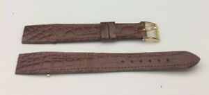【送料無料】腕時計　ブレスレットグリフアンセスワニカミーユフルネットマロンテールbracelet a griffes anses fixes crocodile camille fournet marron taille 14｜hokushin