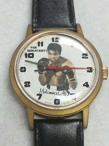 【送料無料】腕時計 ムハンマドアリデプラズスイスボクサーリストウォッチmuhammad ali the greatest boxer wrist watch swiss made by depraz|hokushin