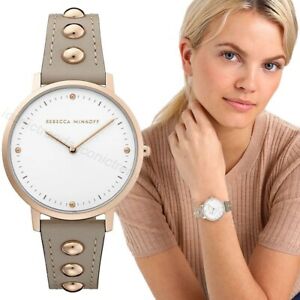 【送料無料】腕時計　??レベッカミンコフカーネーションゴールドトーンジュートストラップnwt ?? rebecca mink 2200322 major carnation gold tone jute strap 35mm watch｜hokushin