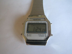 【送料無料】腕時計 ヴィンテージサクソンメロディクロノデジタルウォッチvintage saxon melody chrono digital watch gwo|hokushin