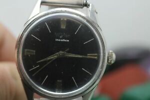 【送料無料】腕時計　ヴィンテージワイラーインカフレックスステンレスメンズリストウォッチランニングvintage wyler incaflex stainless steel hand wind mens wrist watch running｜hokushin