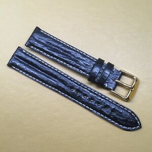 【送料無料】腕時計 オリジナルヴィンテージフェイトメインレザーウォッチストラップストラップエンドoriginal vintage fait main genuine leather watch strap 18mm strap ends nos|hokushin