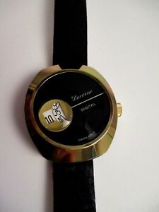【送料無料】腕時計　ヴィンテージルツェルンスイスデジタルジャンプマニュアルニースvintage lucerne 1970s swiss digital jump hour manual wind 30mm watch nice｜hokushin