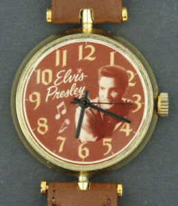 【送料無料】腕時計　ヴィンテージエルビスプレスリーキャターウォッチvintage elvis presley windup character watch｜hokushin