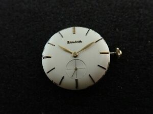 【送料無料】腕時計 ヴィンテージブロバムーブメントvintage bulova wristwatch movement cal 10bm|hokushin