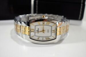 【送料無料】腕時計　クロトンメンズステンレススチールクォーツツートーンウォッチcroton mens stainless steel quartz two tone watch｜hokushin