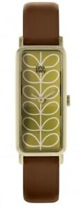 【送料無料】腕時計 オルラキーリーレディースステムレザーストラップウォッチorla kiely ladies stem leather strap watch ok2212|hokushin