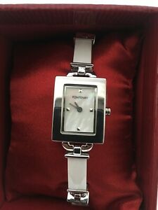 【送料無料】腕時計 フランスマザーオブパールセラミックブレスレットクォーツウォッチフォンテネfontenay of france womens square mother of pearl ceramic bracelet quartz watch|hokushin