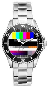 【送料無料】腕時計　テレビテストファンアイテムアクセサリーファンウォッチtv testbild geschenk fan artikel zubehor fanartikel uhr 2728 20,705円