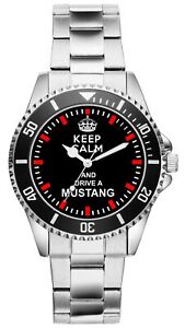 【送料無料】腕時計　フォードマスタングドライバーファンキゼンバーグウォッチgeschenk fur ford mustang fahrer fans kiesenberg uhr 1476｜hokushin