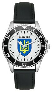 【送料無料】腕時計　ウクライナアイテムアイデアファンウォッチukraine geschenk artikel idee fan uhr l1160