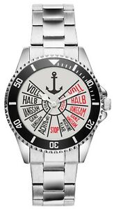 【送料無料】腕時計　セーラーアイテムロッセシチファーアイデアクロックseemann seefahrer geschenk artikel lotse schiffer nautiker geschenkidee uhr 1164