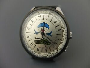 【送料無料】腕時計　ラケタオーレワールドタイムraketa 24 ore world time