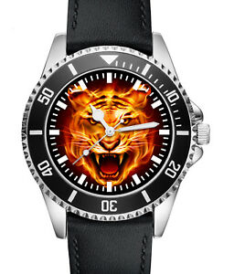 【送料無料】腕時計　タイガーキャットファンアイテムアクセサリーファンtiger raubkatze geschenk fan artikel zubehor fanartikel uhr l2721｜hokushin