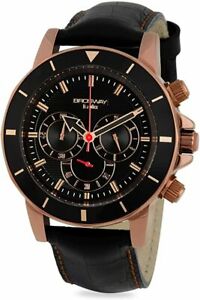 【送料無料】腕時計　ブロスウェイムードオロロジオクロノペッレダウオモヌオーヴォbrosway mood orologio crono pelle da uomo 42mm ,wmd16 nuovo