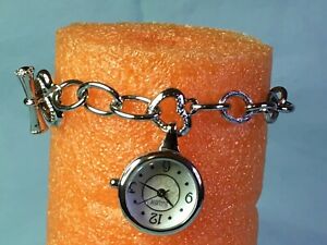 【送料無料】腕時計　スターリングシルバーエククリッシレディースライブペンダントウォッチsterling silver ecclissi ladieslive,love,laughpendant watch, mother of pearl