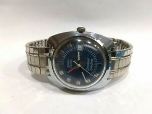 【送料無料】腕時計　ヴィンテージタイムスダイナビートタイムゾーンウォッチvintage timex electric dynabeat time zone gmtwatch working condition runs slow