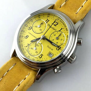 【送料無料】腕時計　フィリップウォッチテイルズクロノグラフオロロジオクアルツォエタスイスphilip watch tales 40 chronograph orologio quarzo eta swiss made