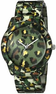 【送料無料】腕時計　サファリインスピレーションステンレスguess womens safari inspired stainless steel 39mm watch