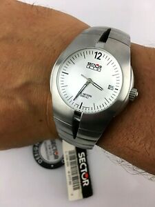 【送料無料】腕時計　オロロギセクターブラッチャレアッチャイオスイスメイドスポーツオーモorologio sector 470 3253470015 bracciale acciaio 41mm swiss made sport uomo